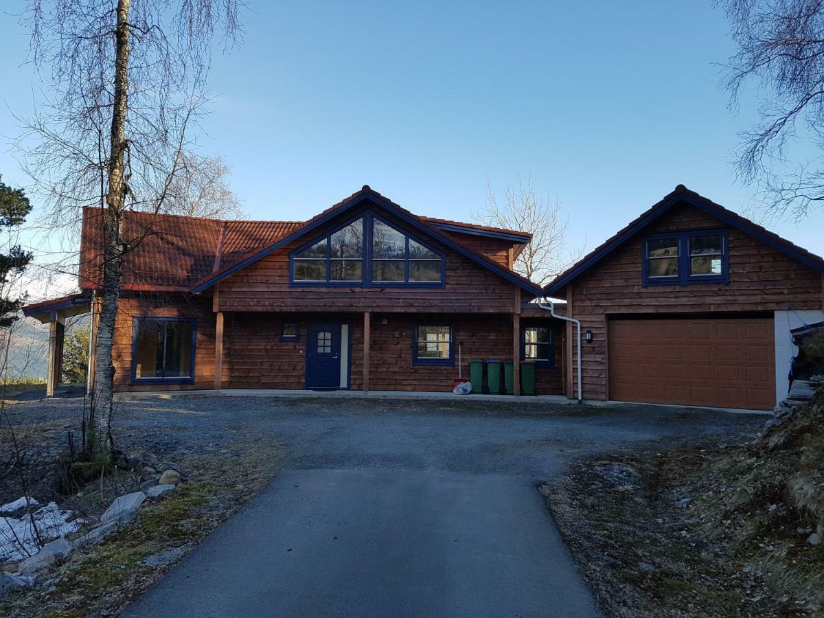 Panorama View Along The Fjord In Stryn Vila Blakset Exterior foto
