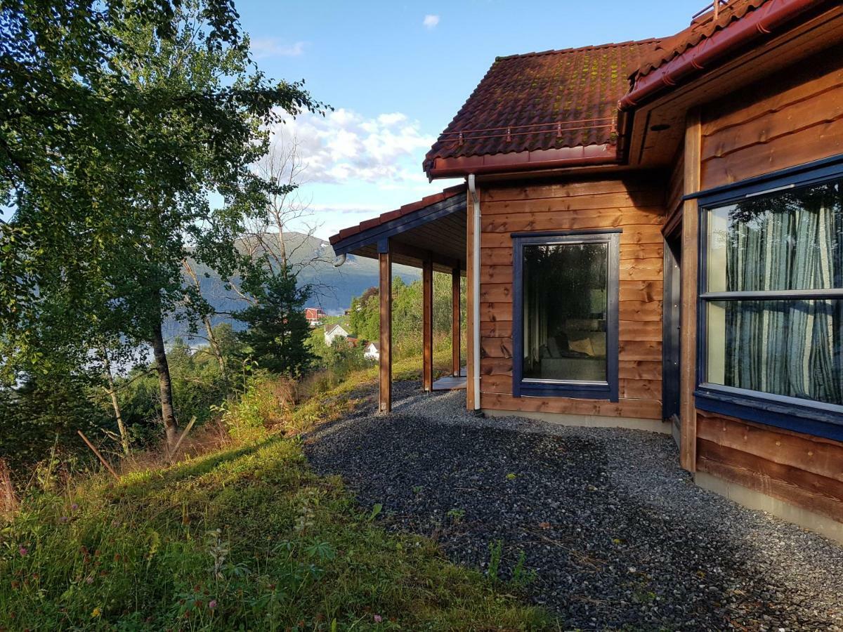 Panorama View Along The Fjord In Stryn Vila Blakset Exterior foto